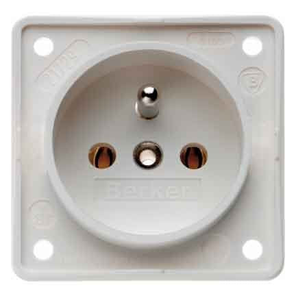 Berker - Steckdose pws 961852502 mit Erdungsstift