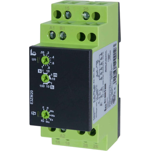 Tele Haase - Zeitrelais Installationstechnik für Reiheneinbau Zeitrelais E3ZM20 12-240VAC/DC
