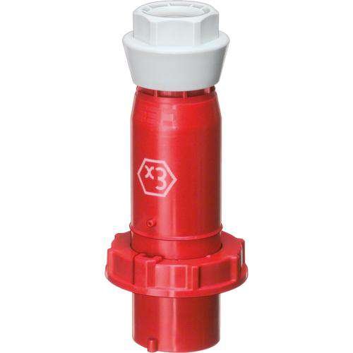 Stahl - Explosionsgeschützter CEE-Stecker/-Kupplung (IEC 60309) Stecker 153652 125 A rot 7h