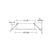 Brumberg Leuchten - Downlight/Strahler/Flutlicht Einbaumodul oval 45021550