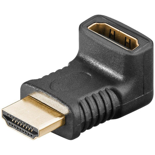 Goobay - Kommunikationstechnik-Adapter HDMI-Winkeladapter 68782 90°,4K,60Hz,Bu/St