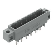 WAGO - Leiterplattensteckverbinder THT-Stiftleiste Lötstift 231-136/040-000 1,0x1,0,gerade,grau − 100 Stück