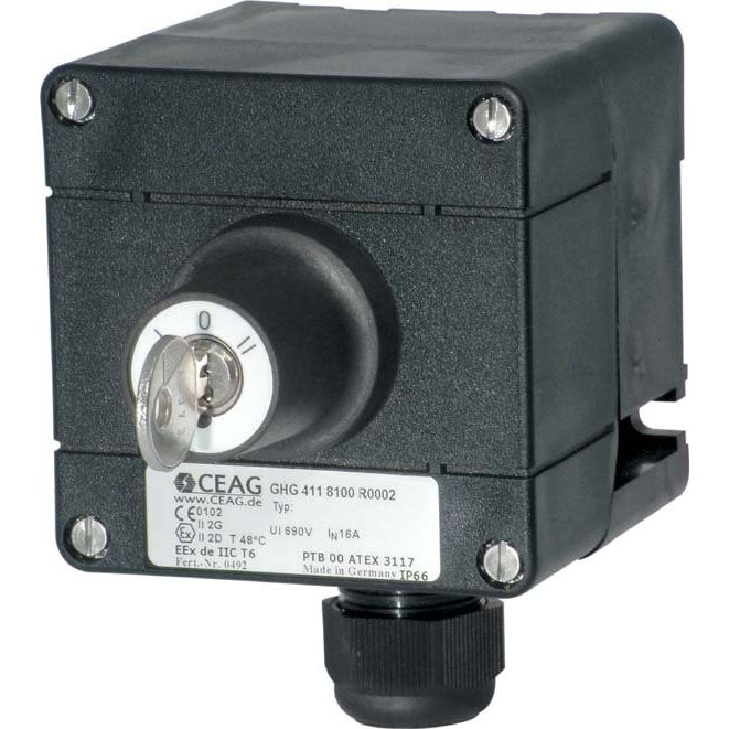 Ceag Sicherheitst - Wahlschalter, Komplettgerät Schlüsseltaster GHG4118101R0121