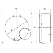 Eberle Controls - Raumthermostat/Uhrenthermostat Temperaturregler RTR-E 6181