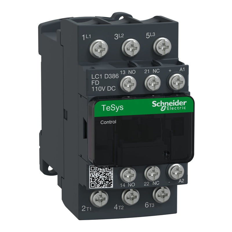 Schneider Electric - Leistungsschütz zum Schalten von Wechselstrom Leistungsschütz LC1D386FD 3-polig, 1S, 1Ö