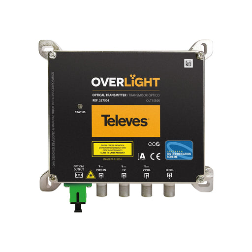 Televes - Media Konverter Optischer Sender OLT1550K 1550 NM − 1 Stück by Televes
