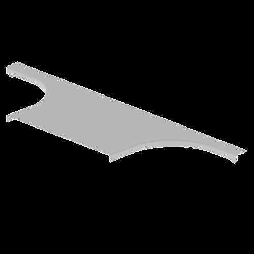 Unex - Deckel T-Stück für Kabeltragsystem T-Abzweiger 66429 lichtgrau, 400mm − 1 Stück by Unex
