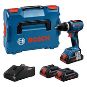 Bosch - Schlagbohrmaschine (Akku) Akku-Schlagbohrschauber GSB 18V-65 3x Akku ProCORE18V