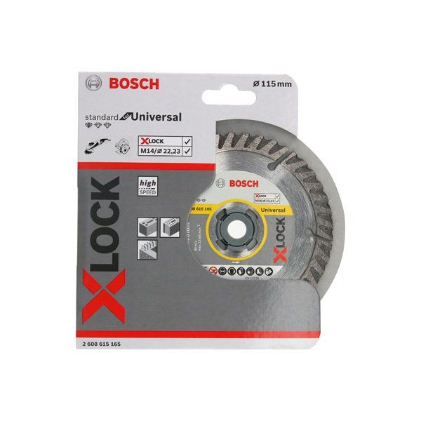 Bosch - Trenn-/Schleifscheibe PRO Multi Material X-Lock 2608615165 Diamanttrennscheibe
