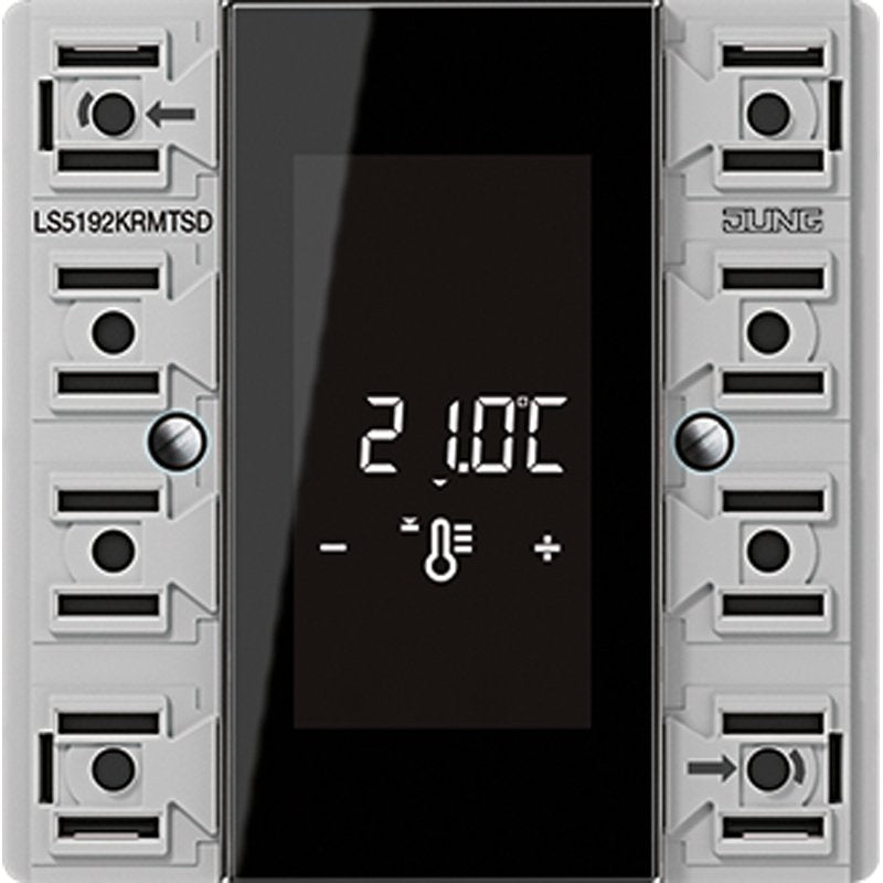 Jung - Bussystem-Mehrfach Bediengerät KNX Raumcontroller-Modul LS 5192 KRM TS D Kompakt 2-fach − 1 Stück