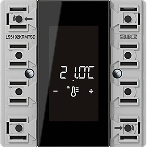 Jung - Bussystem-Mehrfach Bediengerät KNX Raumcontroller-Modul LS 5192 KRM TS D Kompakt 2-fach − 1 Stück