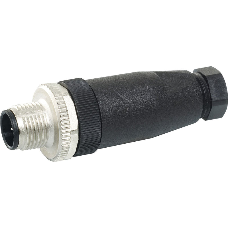 Murrelektronik - Rundsteckverbinder, feldkonfektionierbar (Industriesteckverbinder) M12 Stecker gerade 7000-17301-0000000 mit Schraubklemme