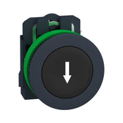 Schneider Electric - Drucktaster, Komplettgerät Drucktaster komplett XB5FA3351 sw, 30mm, 1S, in ws