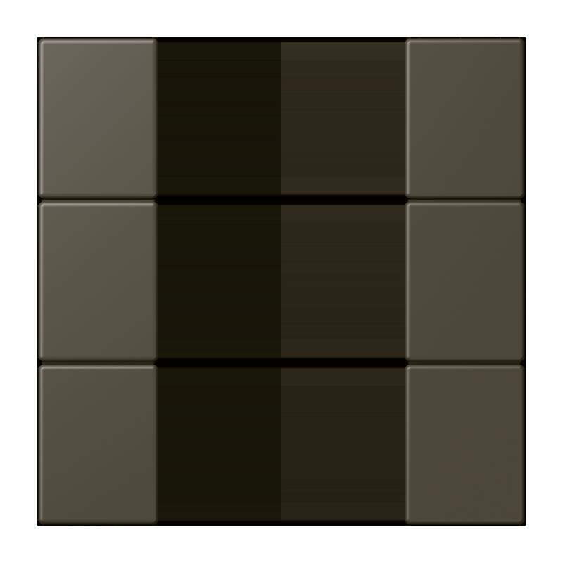Jung - Abdeckung/Bedienelement für Installationsschalterprogramme Tastensatz 3fach LC 503 TSA 241 ombre naturelle 31
