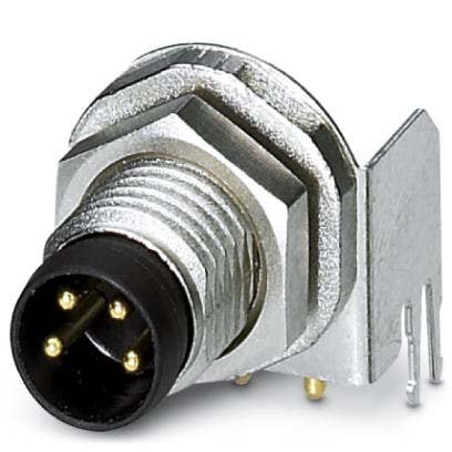Phoenix Contact - Rundsteckverbinder, feldkonfektionierbar (Industriesteckverbinder) Einbausteckverbinder SACC-DSI-M8M#1456048 − 20 Stück