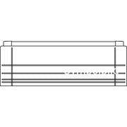 Elsta Mosdorfer - Sockel/Sockelelement (Schaltschrank) Bodenmontagesockel SB5 10050382 250/470 WP RAL 7035