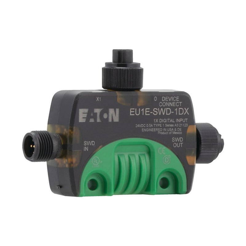 Eaton - Feldbus, Dez. Peripherie - Digitales Ein-/Ausgangs-Modul SWD T-Connector Eingabemo- EU1E-SWD-1DX dul IP69K 24V DC