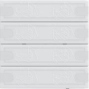 Gira - Bussystem-Tastsensor KNX Tastsensor 4 5004003 Komfort 4f TS4 ws