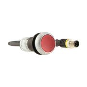 Eaton - Drucktaster, Komplettgerät Leuchtdrucktaste Classic C22-DRL-R-K01-24-P1 4polig 24V 1Ö 0.2m