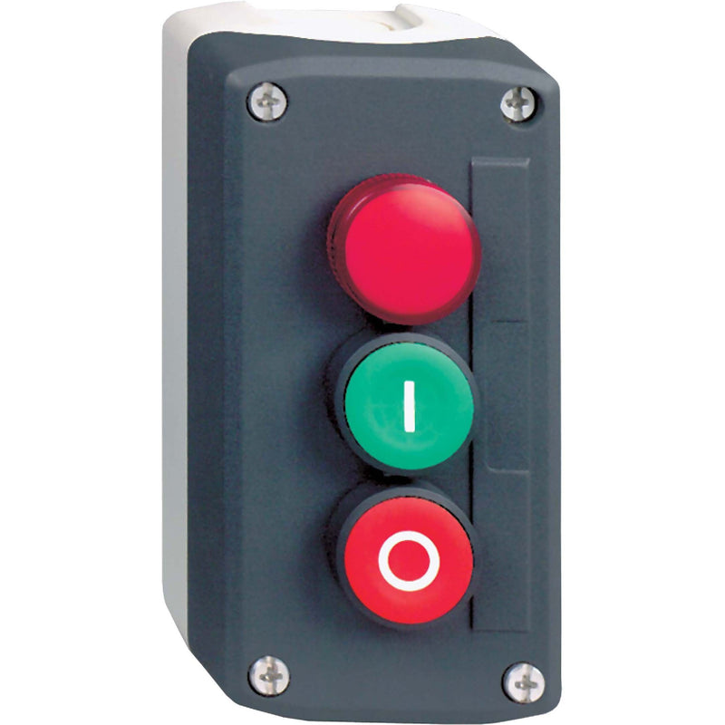 Schneider Electric - Befehls- und Meldegeräte-Kombination im Gehäuse Gehäuse XALD363G m. 2 Taster+1LM − 6 Stück