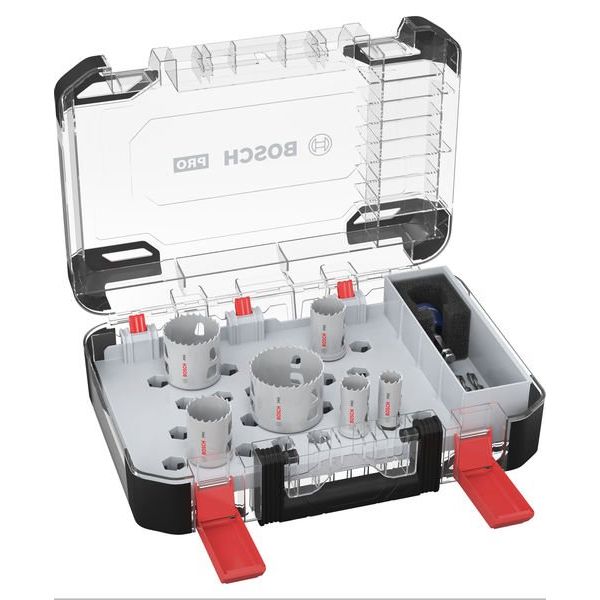 Bosch Power Tools - Werkzeugset PRO Multi Material PC Plus 2608594427VE(9) Lochsägen-Set 20-38  − 1 Packung