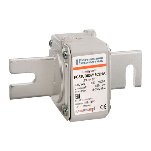 Mersen - HRC-Sicherung Sicherungseinsatz aR PC33UD60V16CD1A Gr.33 AC600V 1600A − 3 Stück