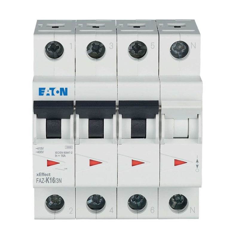 Eaton - Leitungsschutzschalter Leitungsschutzschalter 3p. FAZ-K16/3N#279013 16A Charakt.: K