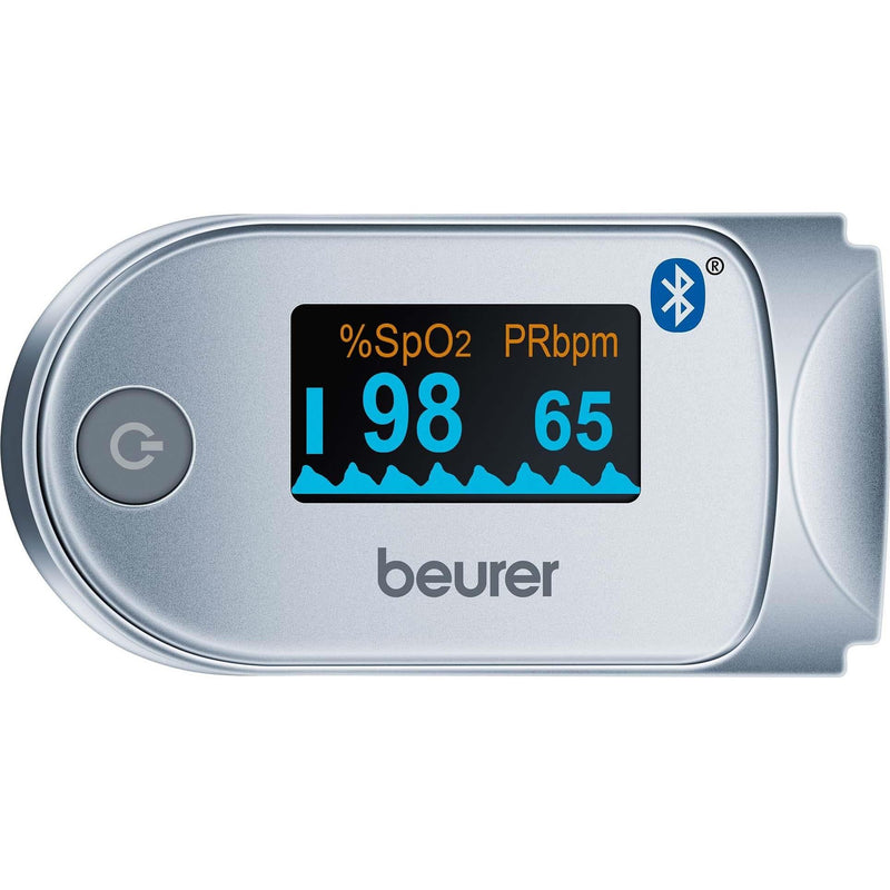 Beurer - Körperpflegegerät Pulsoximeter PO 60 BT Bluetooth − 4 Stück