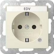 Gira - Steckdose Kontroll+BSF 445201 Cremeweiß
