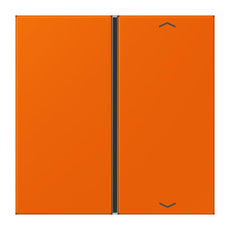 Jung - Abdeckung/Bedienelement für Installationsschalterprogramme Taste 1fach m. Pfeilsymb. LC 401 TSAP 224 orange