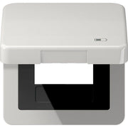 Jung - Abdeckrahmen Klappdeckel CD 590 KL USB LG Symbol USB-Ladegerät