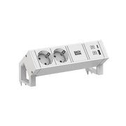 Bachmann - Multi-Tischsteckdose Steckdosenleiste 902.3201 DESK2 white 2xCEE7/3