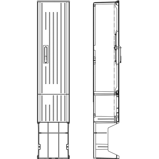 Elsta Mosdorfer - Gehäuse/Schaltschrank (leer) Verteilersäule A310 DS 310DSKTMO#10039302 inkl. Montageplatte