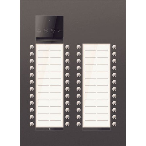 TCS Tür Control - Türstation für Türkommunikation PES PRO Audio Außenstat. ASU600448-0017 48T/2 UP R7016