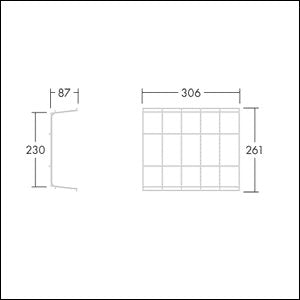 Thorn - Mechanisches Zubehör/Ersatzteile für Leuchten Wandkorb VoyagerStyle115BPGr