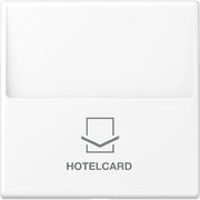 Jung - Abdeckung/Bedienelement für Installationsschalterprogramme Hotelcard-Schalter A 590 CARD WWM schneeweiß matt