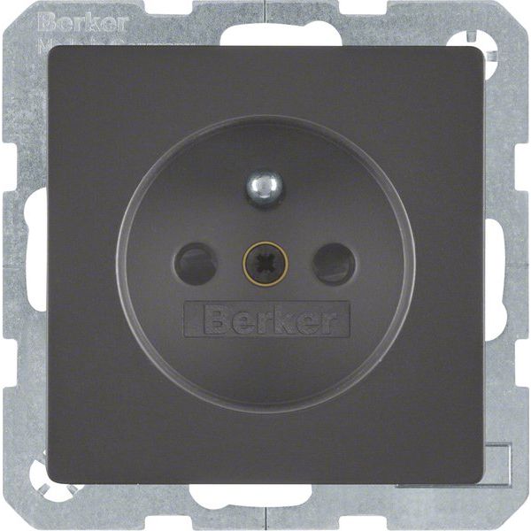 Berker - Steckdose anth/sa 6768766086 m.Schutzkontaktstift