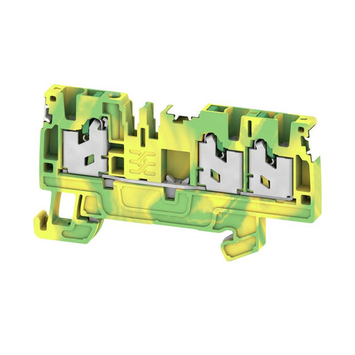Weidmüller - Schutzleiter-Reihenklemme Klemme S3C 2.5 PE DL SNAP IN, 2.5 mm² − 50 Stück