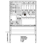 GSAB Elektrotechnik - Zähler-Komplettschrank Wandlermessung 27.W400.001 Stadtwerke Bochum