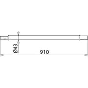 DEHN - Zubehör/Ersatzteile für Sicherheitsgeräte Handhabeverlängerung HV STK 43 910 m.Steckkuppl. L910mm