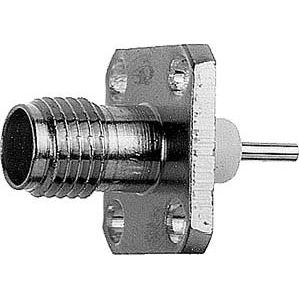 Telegärtner - Koax-Steckverbinder SMA-Einbaubuchse 50Ohm AU 100027655 MIT FLANSCH B10