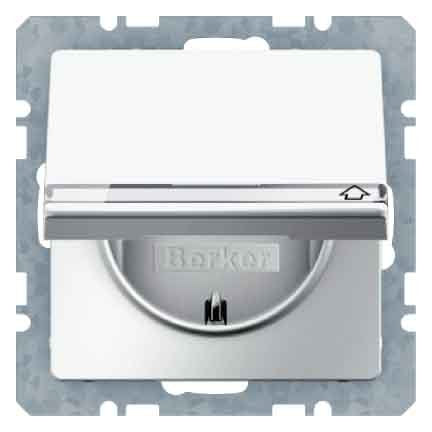 Berker - Steckdose SCHUKO-Steckdose 47526089 m.Klappdeckel