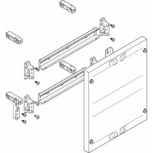 ABN - Verteilerfeld für Installationsverteiler ESPRO-Modul MF1210 flach BxH:250x300mm