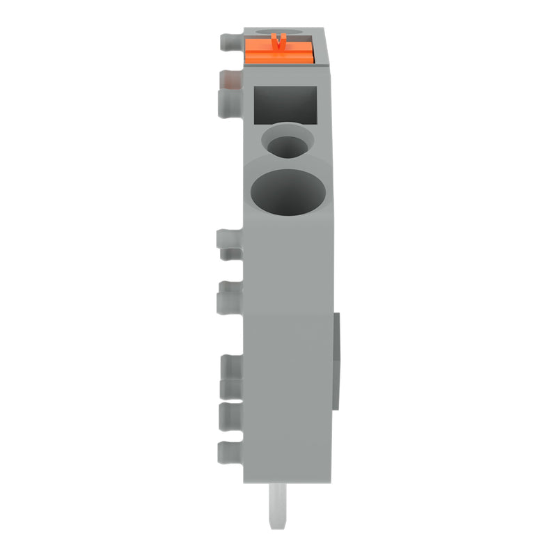 WAGO - Leiterplattenklemme Anreihbare Leiterplattenk. 742-101 2,5 mm²,grau − 96 Stück