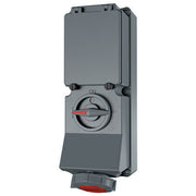 Mennekes - CEE-Steckdose abschaltbar, abgesichert (IEC 60309) Wanddose DUO 7292 16A,5p,6h,400V,IP67