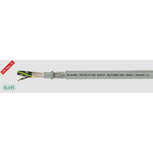 Klimaprime - Energiekabel < 1 kV, für ortsveränderlichen Einsatz HEL JZ-HF-CY 4x1,0 Tr JZ-HF-CY 4x1,0 .500 PVC-Schleppkett