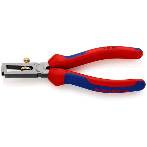 Knipex - Abisolierzange 11 12 160 schwarz, 160mm