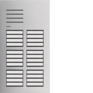 Elcom - Türstation für Türkommunikation Türstation-Audio REQ024Y 24/2 2D Edelst.ONE
