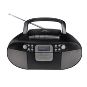 Soundmaster - Radio DAB+/CD Boombox SCD7800SW sw MP3,USB,Kassette
