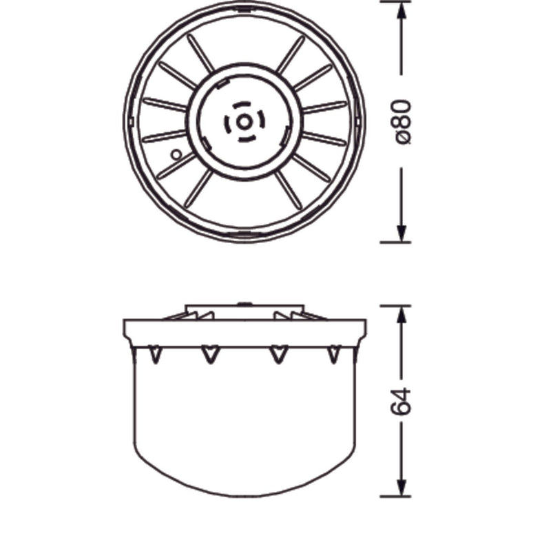 Siteco - Lichtregelsystemkomponente Wireless Sensor 5EA40RS01